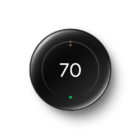 new Google nest learning thermostat 4th generation polished obsidian